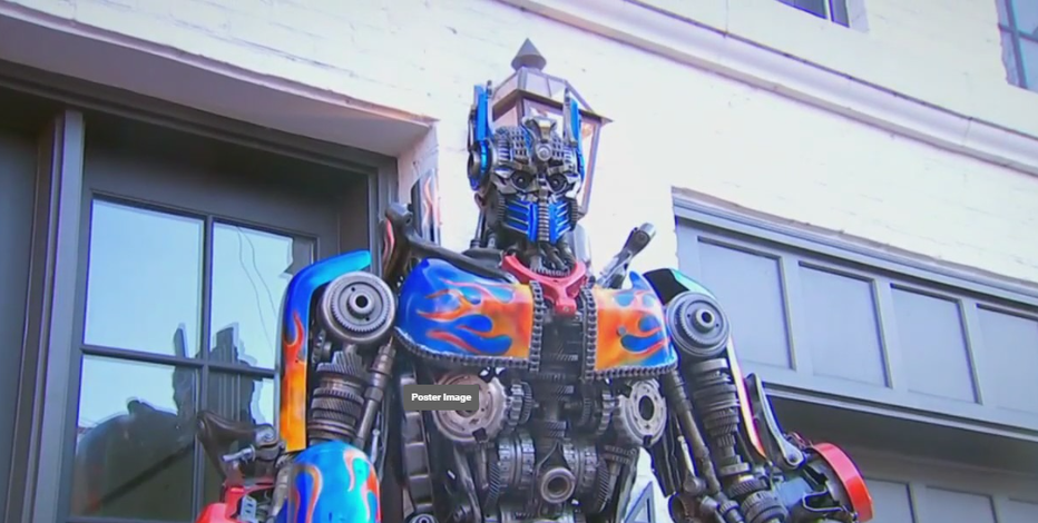 Georgetown resident fights to keep Transformer statues