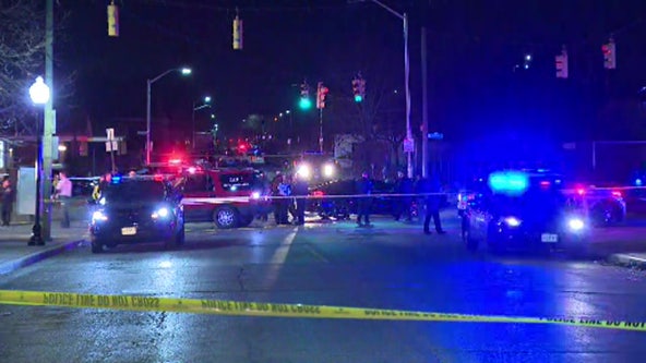 1 dead, 4 hurt including children in Baltimore shooting, crash