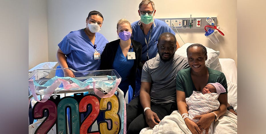 DC region's first baby of the 2023 New Year born at Holy Cross Hospital in Silver Spring
