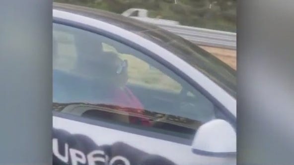 Tesla driver appears to be asleep at the wheel on California freeway: VIDEO