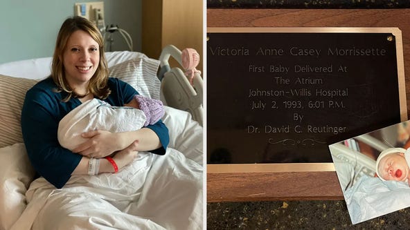 First baby ever born at Virginia hospital welcomes daughter 28 years later at same facility