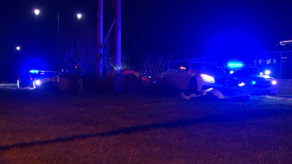 Shooting, crash investigated in DC; police say possible connection