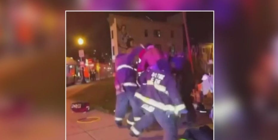 Man arrested after video shows brawl involving firefighters; DC Fire investigating
