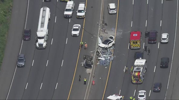 495 crash in Bethesda area causes delays