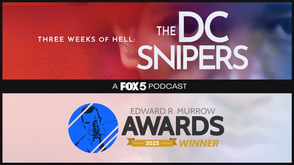 Our true crime podcast about the DC Snipers has won a Regional Edward R. Murrow Award!