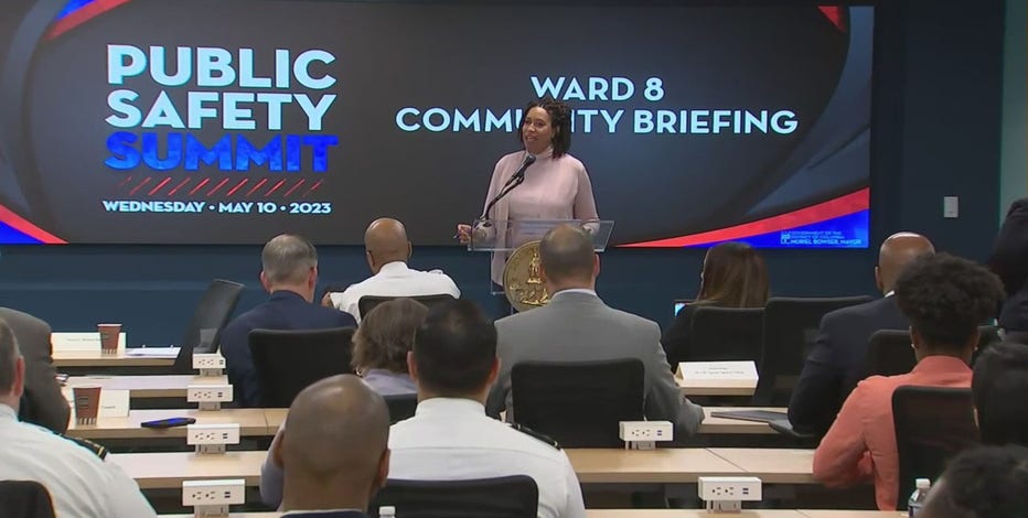 DC Mayor Bowser hosts crime summit addressing public safety