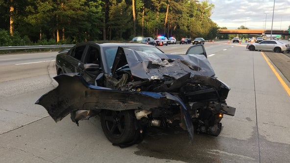3 cars involved in shooting, crash on VA interstate: police
