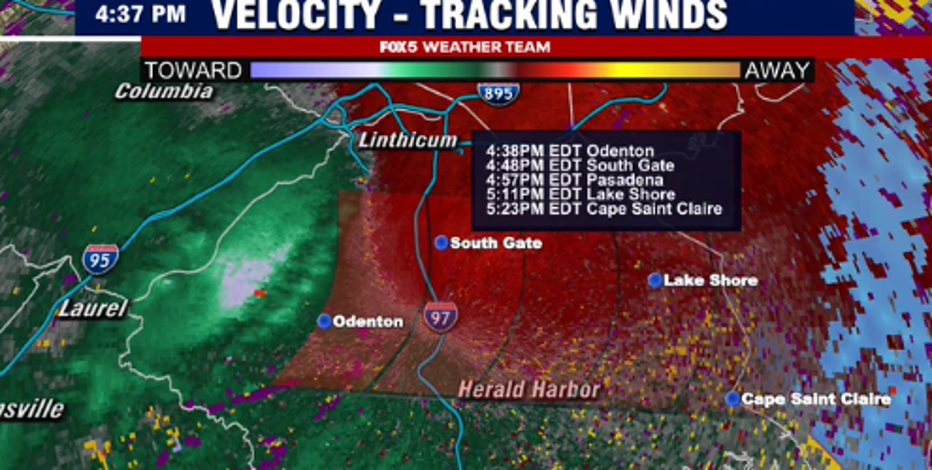 Severe thunderstorm warning issued across the DMV