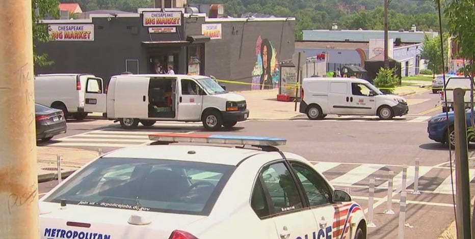 2 men dead after shooting outside Chesapeake Big Market in DC