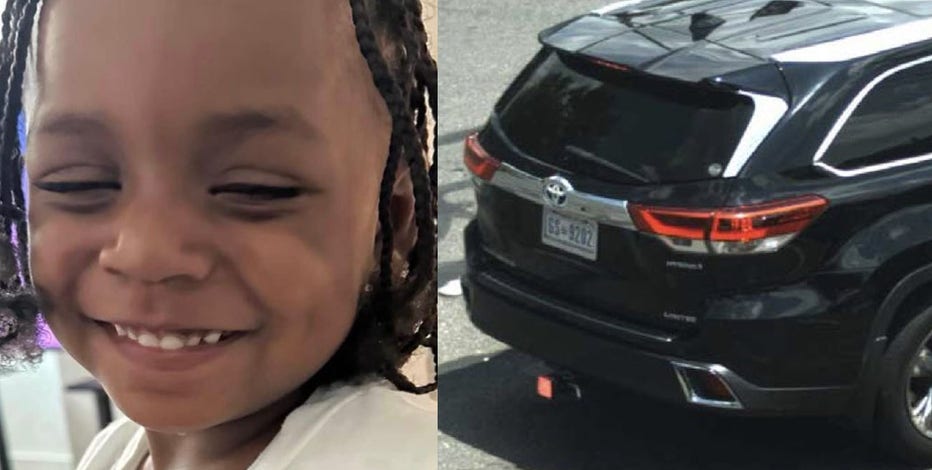 2-year-old safely located after search for stolen vehicle in DC triggered Amber Alert