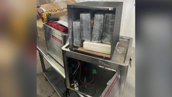 US Customs officers find $768,000 worth of cocaine hidden in ice cream machines