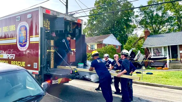 Car crashes into home, leaves 2 injured in College Park