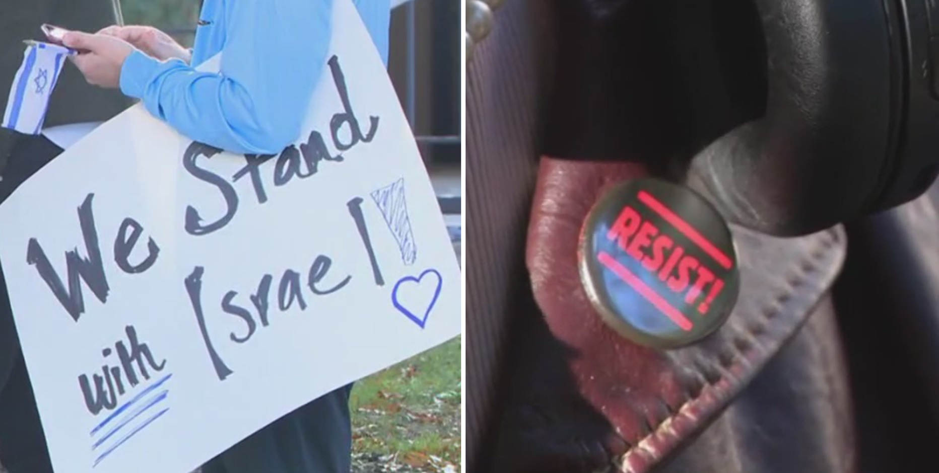 Rallies held across DC after Hamas attack on Israel leaves hundreds dead