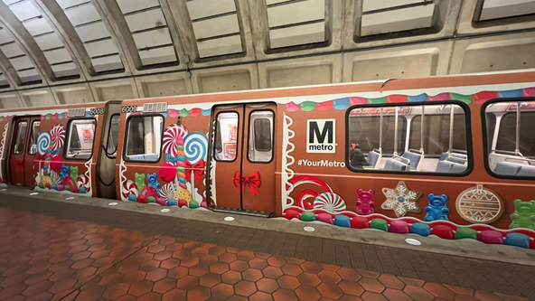 Metro gets festive with gingerbread wonderland themed buses and train