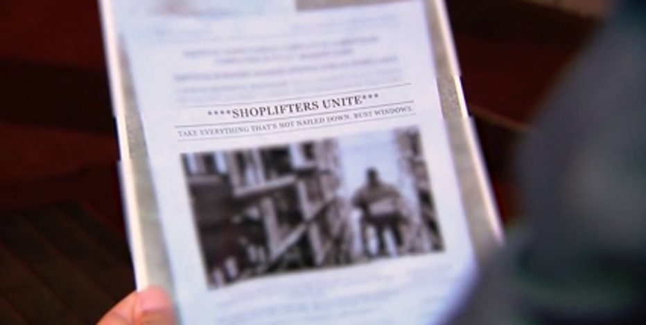 Flyer posted on vacant DC store calls for shoplifters to 'unite'