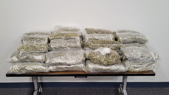 Woman bound for England caught with 43 pounds of pot at Dulles International