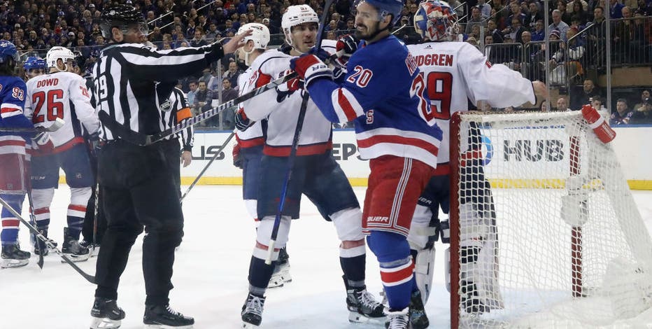Rangers take commanding 2-0 lead against Capitals with 4-3 win in New York
