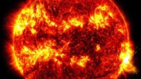 Solar storm: X8.7 solar flare erupts in largest of sun cycle