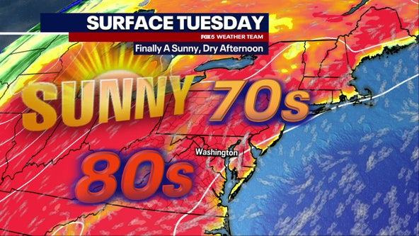Summerlike temperatures Tuesday with highs near 84 degrees