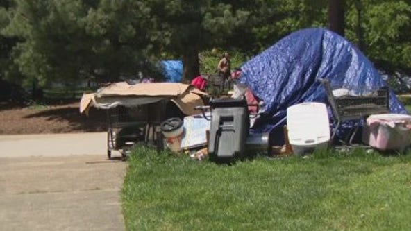 Authorities clear encampment in Northwest DC amid increase in homelessness