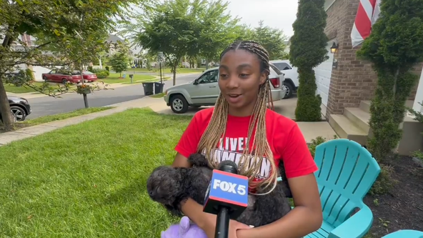 DC teen's missing therapy dog back home following FOX 5 report