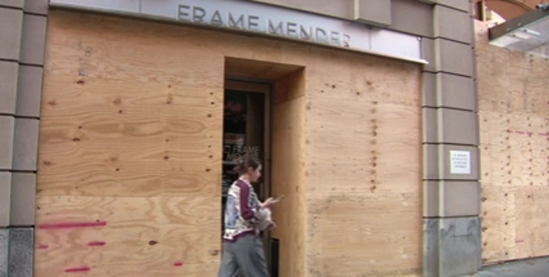 DC businesses board up, boost security ahead of Election Day