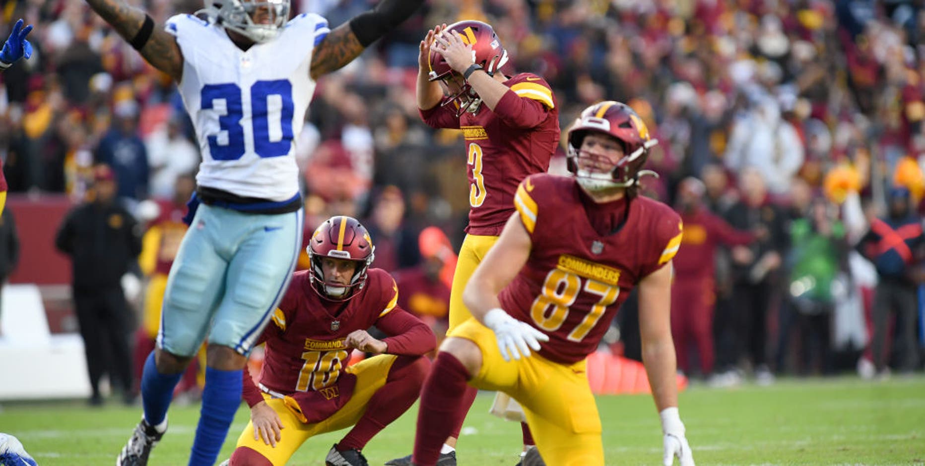 Cowboys crush Commanders comeback hopes in wild NFC East clash