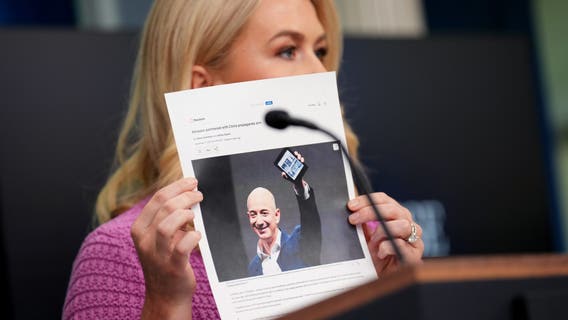 Trump slams Amazon's tariff transparency plan, speaks to Jeff Bezos