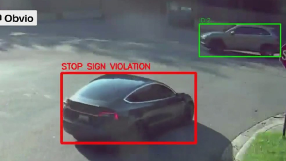 AI traffic cameras lead to drop in drivers running stop signs, officials say