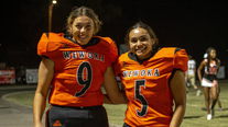 High school girls play football to keep team from forfeiting