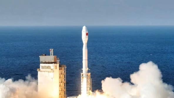 China carries out first-ever seaborne hot rocket launch