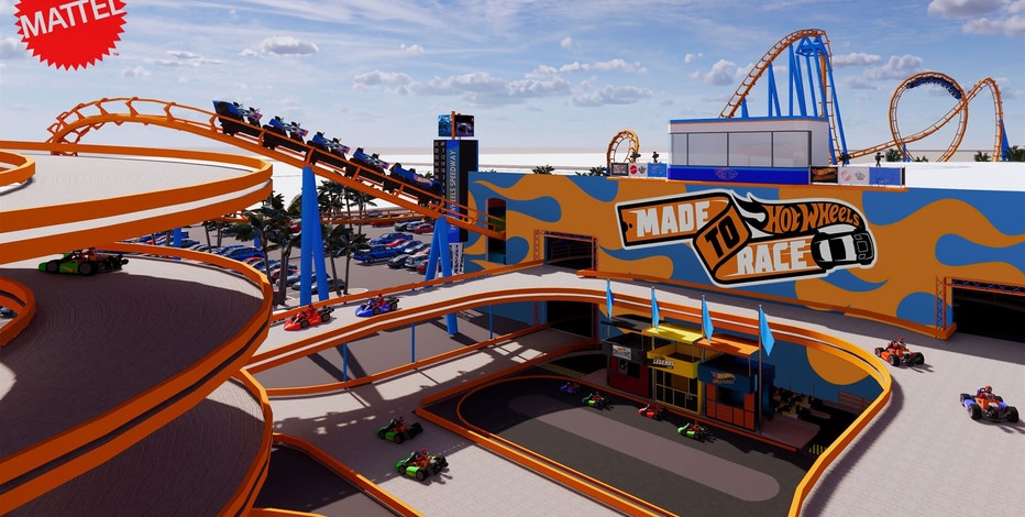 Mattel Adventure Park in Glendale to offer Hot Wheels coasters, Barbie Beach House and more