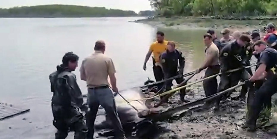NYPD rescues horse in the Bronx stuck in muddy water