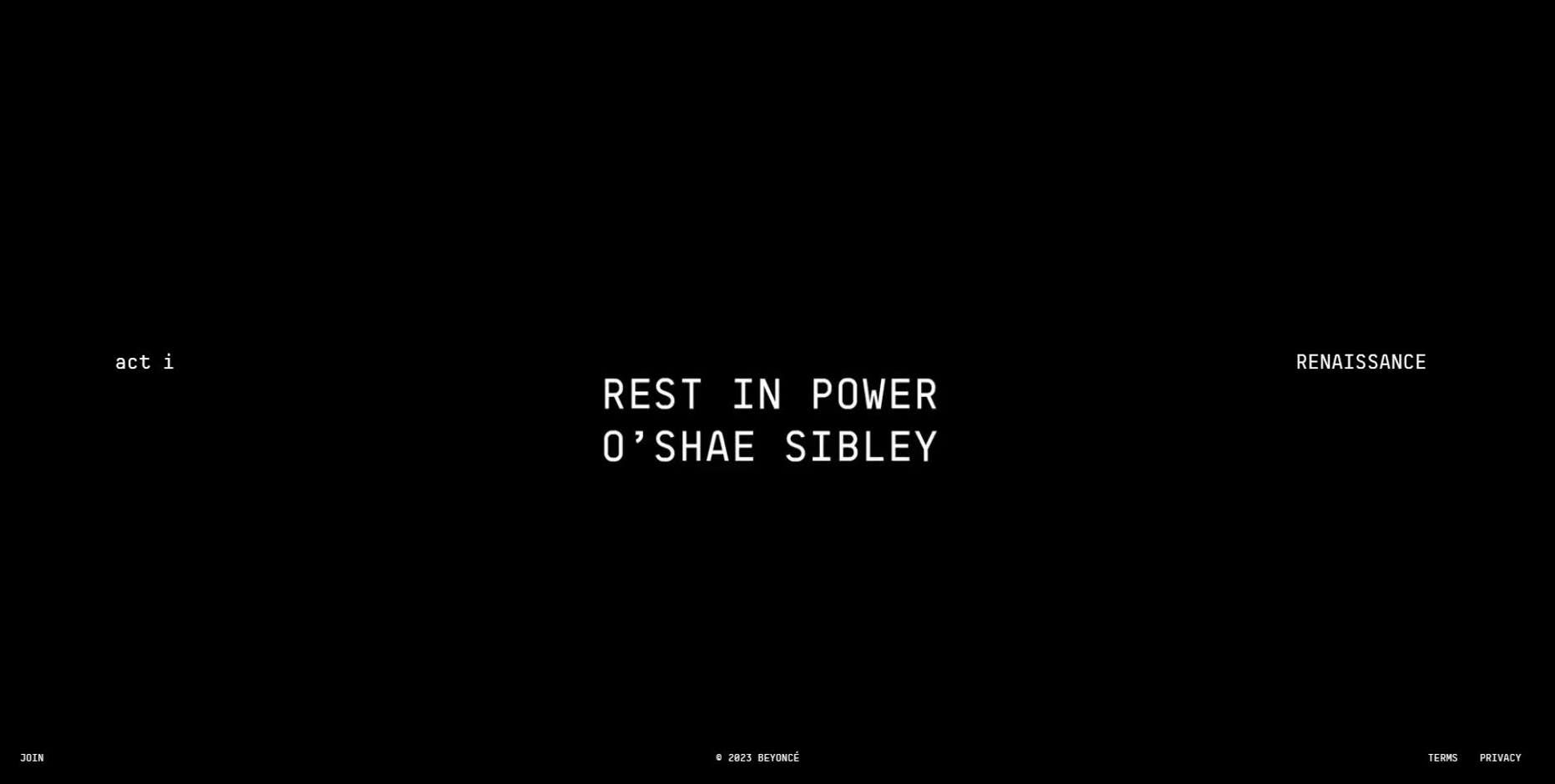 Beyoncé honors O'Shae Sibley, dancer stabbed to death at NYC gas station