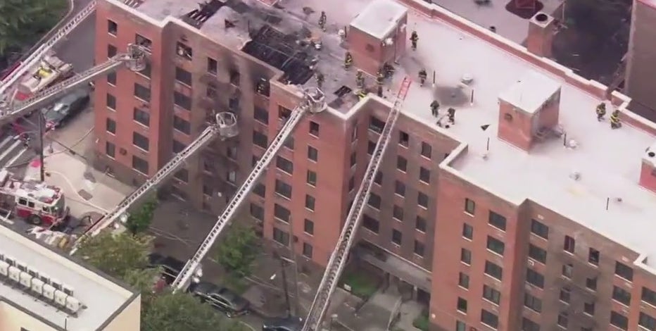 3 alarm Bronx fire injures two firefighters