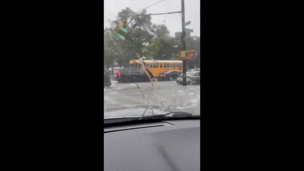 NYC weather: Heavy rain, flooding in Brooklyn impacting public transit