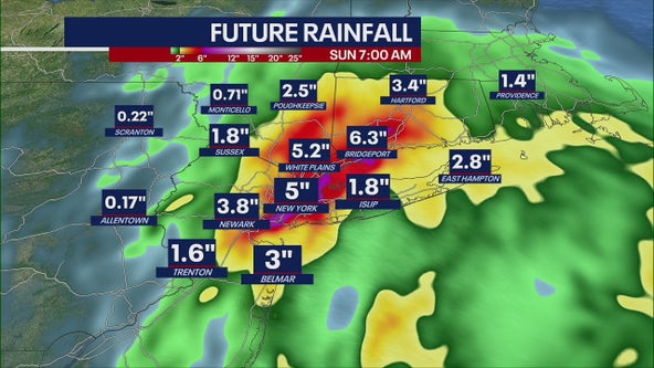 NYC weather: Storms could bring 5+ inches of rain, flooding to region