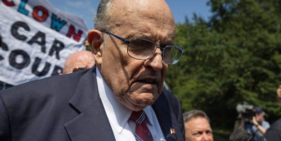 Rudy Giuliani pleads not guilty in Georgia election case, won't attend arraignment hearing