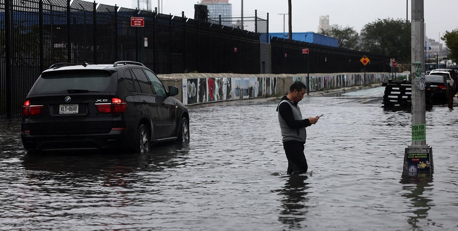 How much rain has fallen across NYC and the Tri-State area?