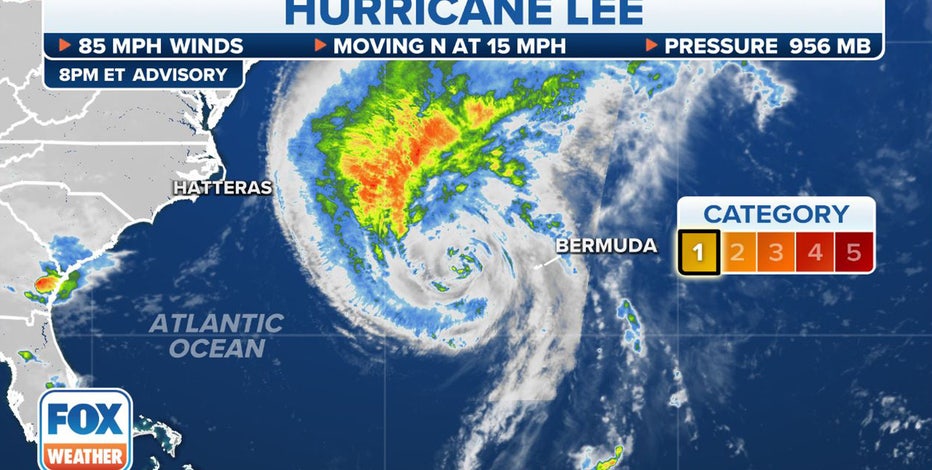 Tropical Storm Warnings issued for Massachusetts as Hurricane Lee moves closer to New England