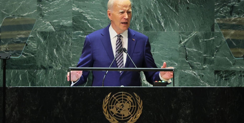 Biden urges world leaders at UN to stand up to Russia, warns not to let Ukraine 'be carved up'