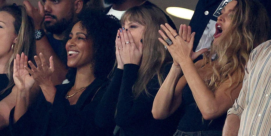 Taylor Swift appears at Chiefs-Jets game to support rumored boyfriend Travis Kelce's team