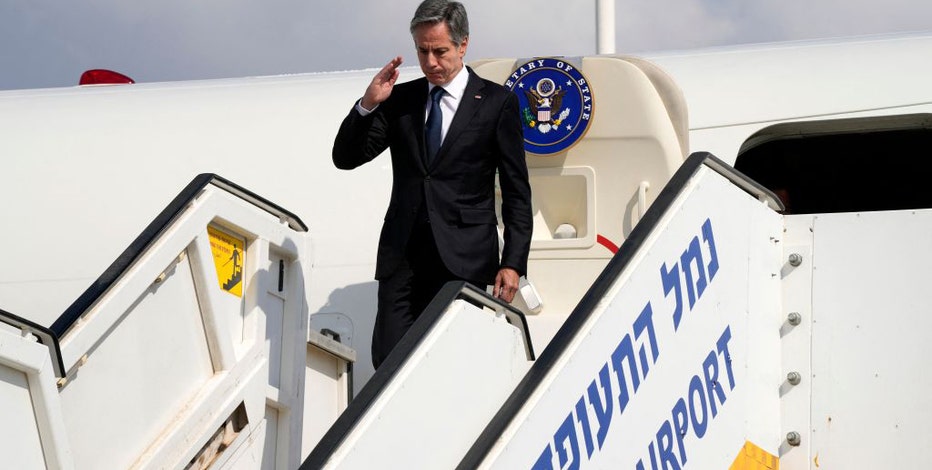 Blinken vows US support for Israel ahead of a potential ground operation as airstrikes pound Gaza