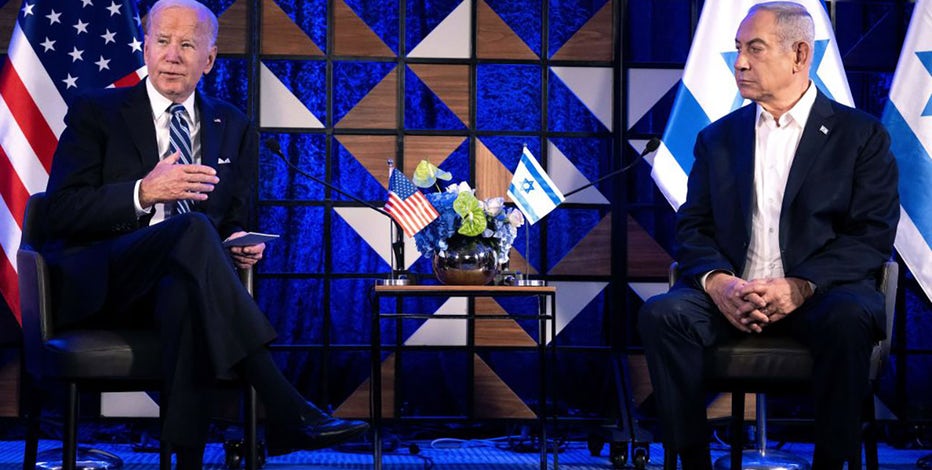 Israel to allow humanitarian aid to move into Gaza from Egypt, Biden says