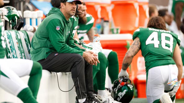 Jets' Aaron Rodgers begins 21-day practice window after torn Achilles tendon