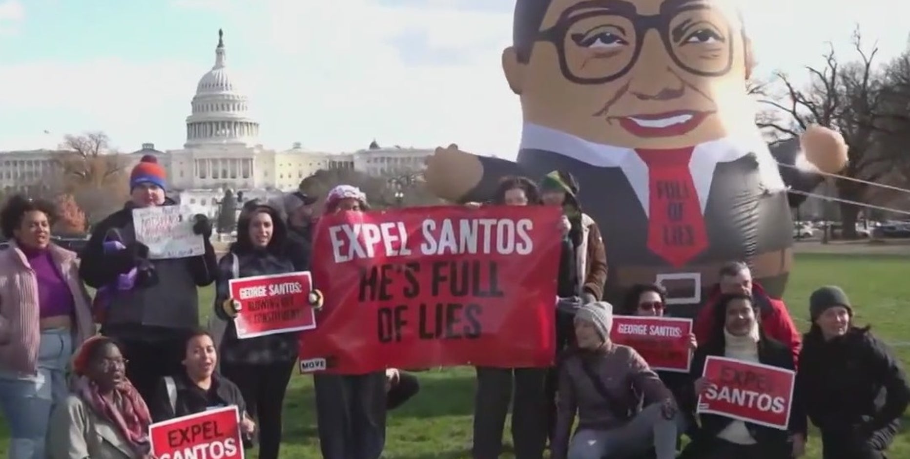 House speaker says lawmakers can 'vote their conscience' on expelling Rep. Santos