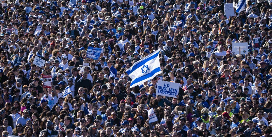 'March for Israel' protest: Live updates as 100,000 demonstrators expected in DC