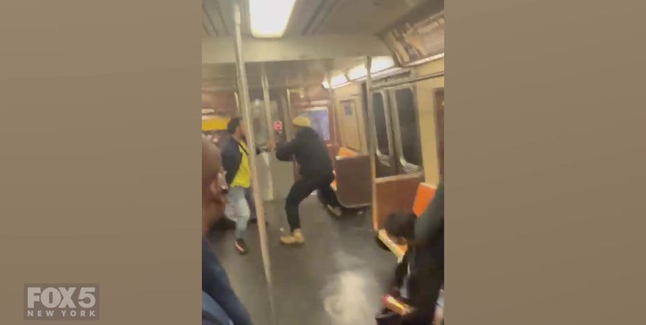Cellphone video shows chaos leading up to Brooklyn subway shooting