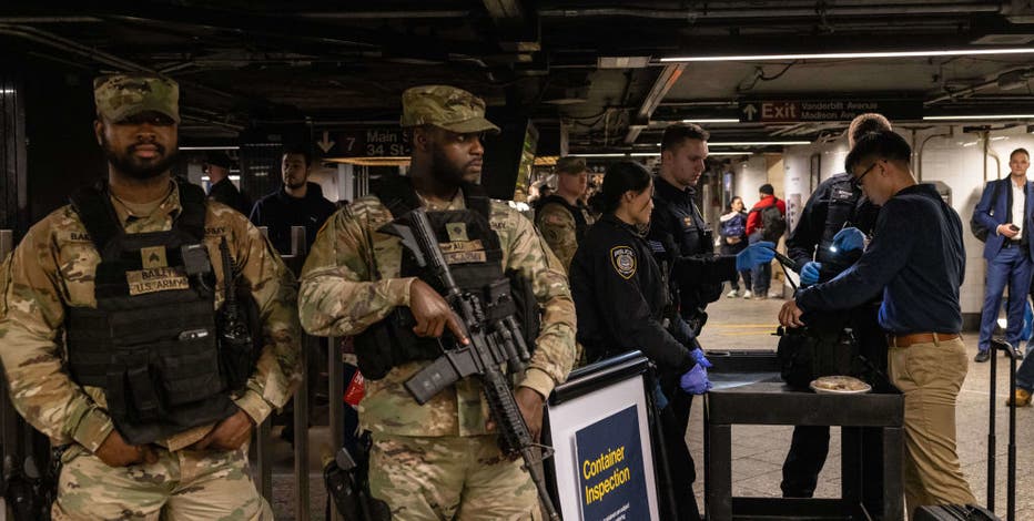 Hochul dispatches National Guard to NYC subways after a string of violent crimes