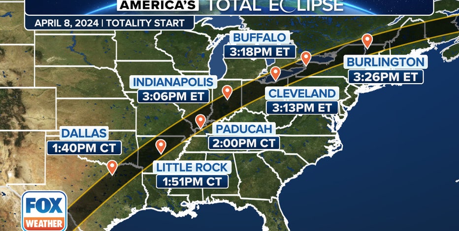 Solar eclipse 2024: Will skies be clear for viewing time in NY?